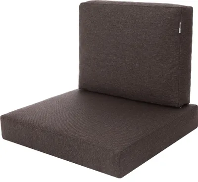 Obrázok produktu pre Súprava vankúšov Mia Tech na sedenie pre ratanový nábytok - 2-dielna (60×55 a 55×40 cm), hrúbka 10 cm, snímateľný poťah | PillowPrim