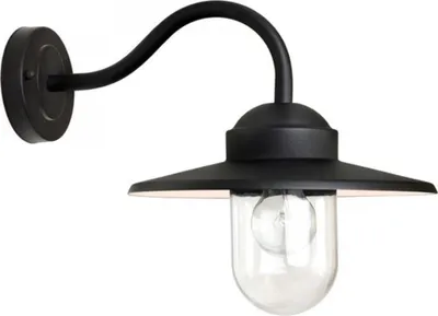 Produktbild von Retro Wandleuchte in Schwarz