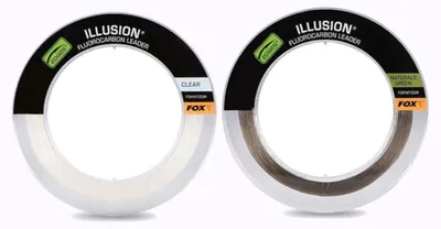 Produktbild von Fox Illusion Fluorocarbon Leader - 50m Vorfachschnur, Farbe:Clear, Durchmesser/Tragkraft:0.50mm / 13.6kg / 30lbs