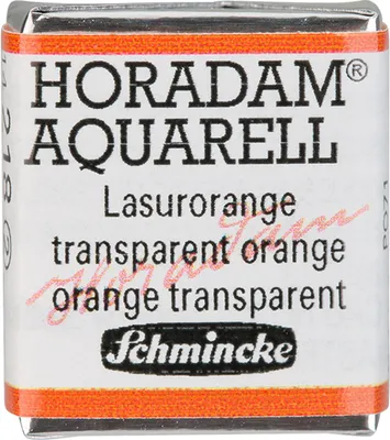 Schmincke HORADAM Aquarell Lasurorange Aquarell  14 218 044 1/2 Naepfchen