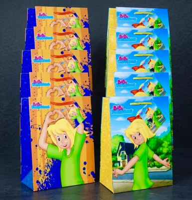 Produktbild von Bibi Blocksberg Geschenktaschen 10er Set Mädchen Geschenktüten Kinder Geburtstag Girl Tüten Taschen
