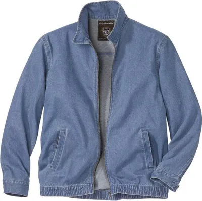 Image de Atlas For Men - Veste en jean légère pour homme AF100 (L) (Bleu)
