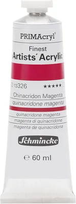 Produktbild von Schmincke 60ml PRIMAcryl Chinacridon Magenta Acryl 13 326 011