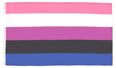 Genderfluid Pride Flagge 150x90 cm Polyester 100D