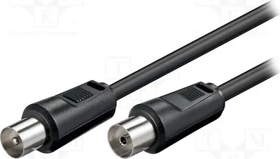 Image de 1 câble Kobuchse de 9,5 mm, connecteur 9,5 mm, câble de connexion Ko 11509, longueur 0,5 m, 75 Ω