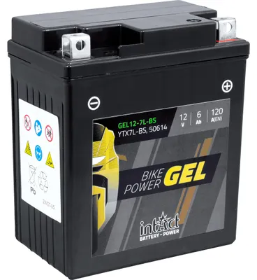 Obrázek produktu pro INTACT Bike Power baterie GEL YTX7L-BS