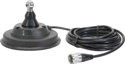 Obrázek produktu pro Pni S9 s motýlem 600w + magnetická základna Hz Cb anténa 26-28m stříbrná stříbrná jedna velikost