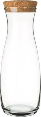 Produktbild von Pasabahce Amphora Karaffe 1,18 L aus Glas mit Korkdeckel