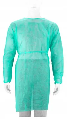 Produktbild von Medizinische Schutzkleidung Hapro Schürze tnt Vlies grün Größe Universalgröße