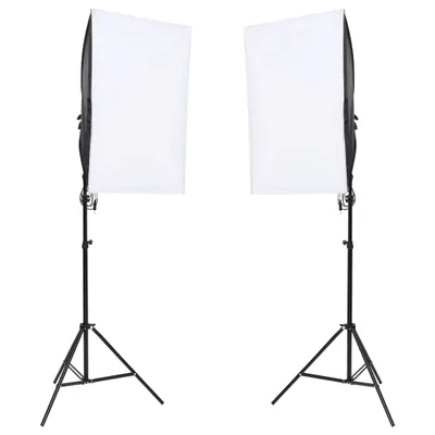 Produktbild von vidaXL Fotostudio-Set mit Leuchten, Hintergrund und Reflektor