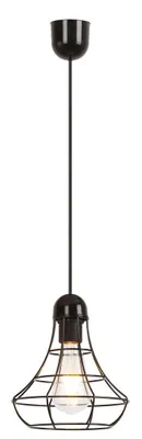 Zdjęcie produktu dla Lampa wisząca Ramsey czarna 1xE27x60W tworzywo sztuczne wym:98x20x20cm IP20 Rabalux