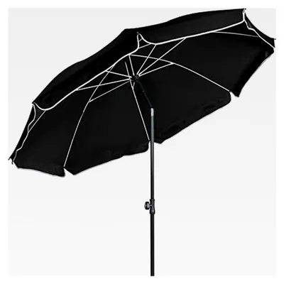 Produktbild von Strandschirm 200 cm mit Tragetasche, Sonnenschirm, UV 30+, Erdspieß, neigbar und höhenverstellbar, Farbwahl, anthrazit