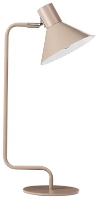 Obrázek produktu pro BELIANI Stolní lampa béžová kovová 51 cm kuželovité stínidlo nastavitelná noční lampa ložnice obývací pokoj industriální dizajn