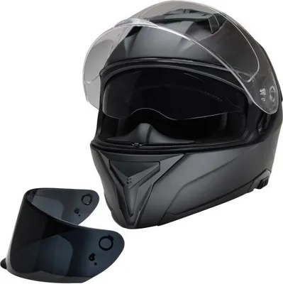 Produktbild von Kask motocyklowy CMX Blacky czarny matowy z przyciemnianym daszkiem "S"