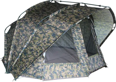Produktbild von Bivvy MK Fort Knox 2.0 Pro Dome Camo 3,5 Mann Angelzelt