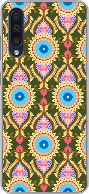 Produktbild von MuchoWow® Handyhülle Schutzhülle Hülle für Telefoonhoesje Samsung Galaxy A50 Design - Orient - Retro Silikon Softcase Handy Hülle - Mobiltelefonhülle