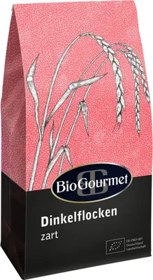 Produktbild von BioGourmet Dinkelflocken, zart 400g