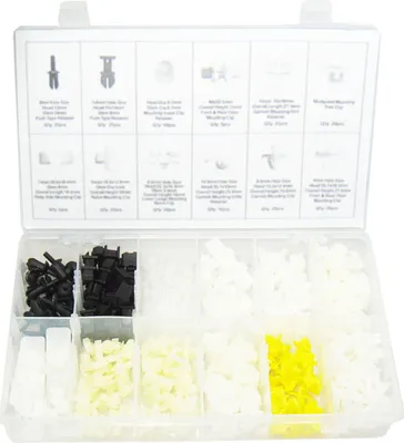 Image de Assortiment de clips de fixation pour Mercedes Clips de garniture de porte à expansion 240 pcs.