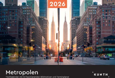 Produktbild von Metropolen - KUNTH Tischkalender 2026