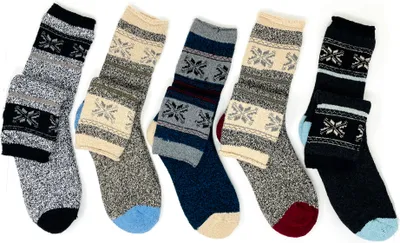 Produktbild von Thermosocken 5 Paar 39-42 Herren Damen Warme Dicke Trocken Wintersocken Wandersocken Kuschelsocken