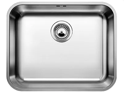Produktbild von BLANCO SUPRA 500-U, Unterbauspüle, Rechteckig, Edelstahl, Edelstahl, 1 Becken, 500 x 400 mm