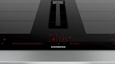 Produktbild von Siemens iQ700 EX875LX57E, Schwarz, Integriert, 80 cm, Zonen-Induktionskochfeld, Glaskeramik, 4 Zone(n)