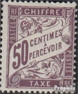 Produktbild von Briefmarken Frankreich 1893 Mi P33x mit Falz Portomarken