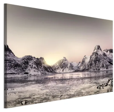 Immagine prodotto di LUMASOUL, quadro decorativo da parete per soggiorno, stampa su tela con paesaggio, 90x60 cm, quadro composto da un'unica parte, ideale per camera da letto, corridoio, ufficio e cucina, con motivo fotografico moderno