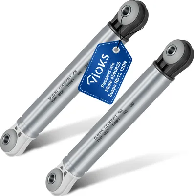 Produktbild von Stoßdämpfer 2x Dämpfer Suspa RD12 120N Ø8mm kompatibel mit Miele 4500826 für Waschmaschine