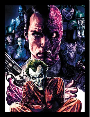 Obrázek produktu pro Batman - zarámovaný plakát, Padouši PM8393 (45 cm x 35 cm) (Vícebarevný)