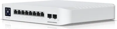 Zdjęcie produktu dla Ubiquiti UniFi USW-PRO-8-POE, Zarządzany, L2/L3, Gigabit Ethernet (10/100/1000), Pełny dupleks, Obsługa PoE, 1U