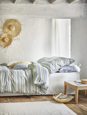 Produktbild von Irisette Seersucker Bettwäsche-Garnitur Easy 8513 Farbe grün Größe 155x220+80x80cm