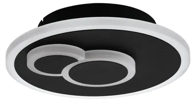 Zdjęcie produktu dla Eglo LED lampa sufitowa Cadegal czarno-biała Ø 20 cm neutralny biały