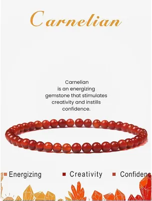 Image de LOCCY pierre naturelle bracelet dames 4mm perles bracelet yoga fête des mères anniversaire saint valentin