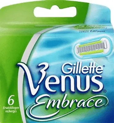 Produktbild von Gillette Venus Embrace, Ersatz-Rasierklinge für Frauen, 6 Stück