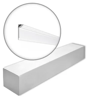 Immagine prodotto di NMC GT-box NOMASTYL Noel Marquet 1 cartone con 46 strisce decorative Cornice per soffitto stile moderno colore bianco | 92 m