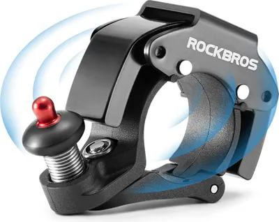 Produktbild von ROCKBROS Fahrradklingel Mini Lenkerklingel Fahrradglocke 100dB Schwarz