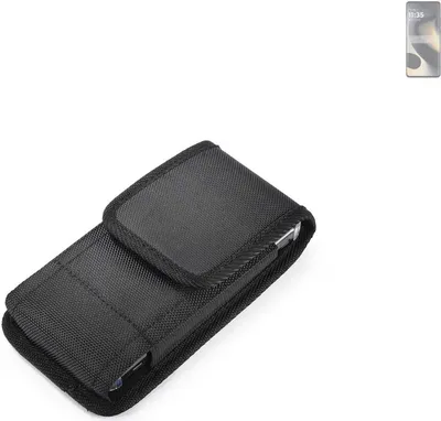 Produktbild von Holster Gürteltasche kompatibel mit Motorola Edge 2024 Holster Gürtel Tasche wasserabweisend Handy Hülle Schutz Hülle Outdoor schwarz K-S-Trade
