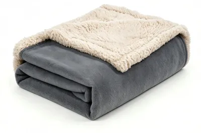 Wasserdichte Hundedecke 150x120 cm, Fleece-Sherpa, flüssigkeitsdicht