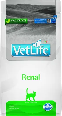 Produktbild von Farmina Pet Food Vet Life Renal, Adult, jede Rasse, 2 kg, Antioxidantien enthalten