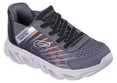Produktbild von Skechers - "Glide" Sneaker für Kinder, Flex, Zum Schnüren GT19011 (30 EU) (Schwarz/Holzkohle)