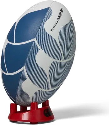 Image de Canterbury Rugbyball Thrillseeker blanc/bleu taille 5 Ballon d'entraînement