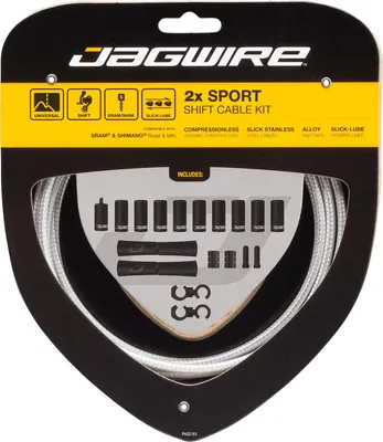 Obrázek produktu pro JAGWIRE sada lanek řazení Road & Mountain Sport 2x, barva:Sterling-Silver