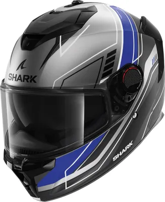 Image de Casque intégral SHARK SPARTAN GT PRO TORYAN MATT XS, gris/bleu