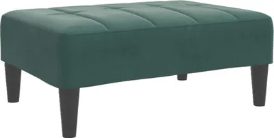 Immagine prodotto di Poggiapiedi Verde Scuro 77x55x31 cm in Velluto