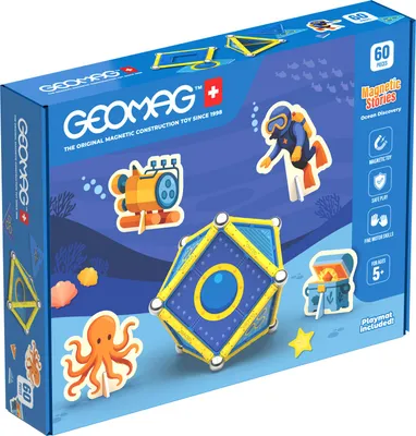 Obrázek produktu pro Geomag GM501, Sada na stavění, 5 rok/roky, 60 kusů