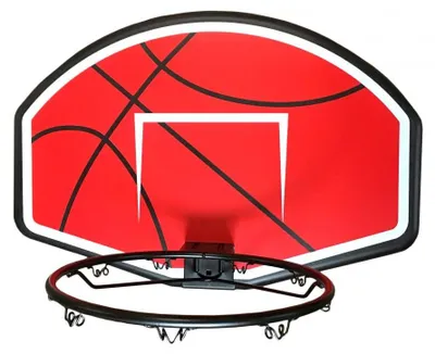 Obrázok produktu pre Sedco basketbalový panel kôš + sieť 80*58 cm červený