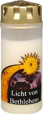 Produktbild von Weihnachtskerze Öllicht Grablicht "Licht von Bethlehem"