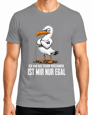 Obrázek produktu pro Tričko s nápisem "To už chápu, ale je mi to jedno", sarkastické, pánské, šedé, velikost L
