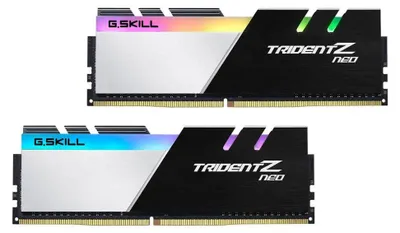 Zdjęcie produktu dla G.Skill Trident Z Neo F4-3600C18D-64GTZN, 64 GB, 2 x 32 GB, DDR4, 3600 MHz, 288-pin DIMM